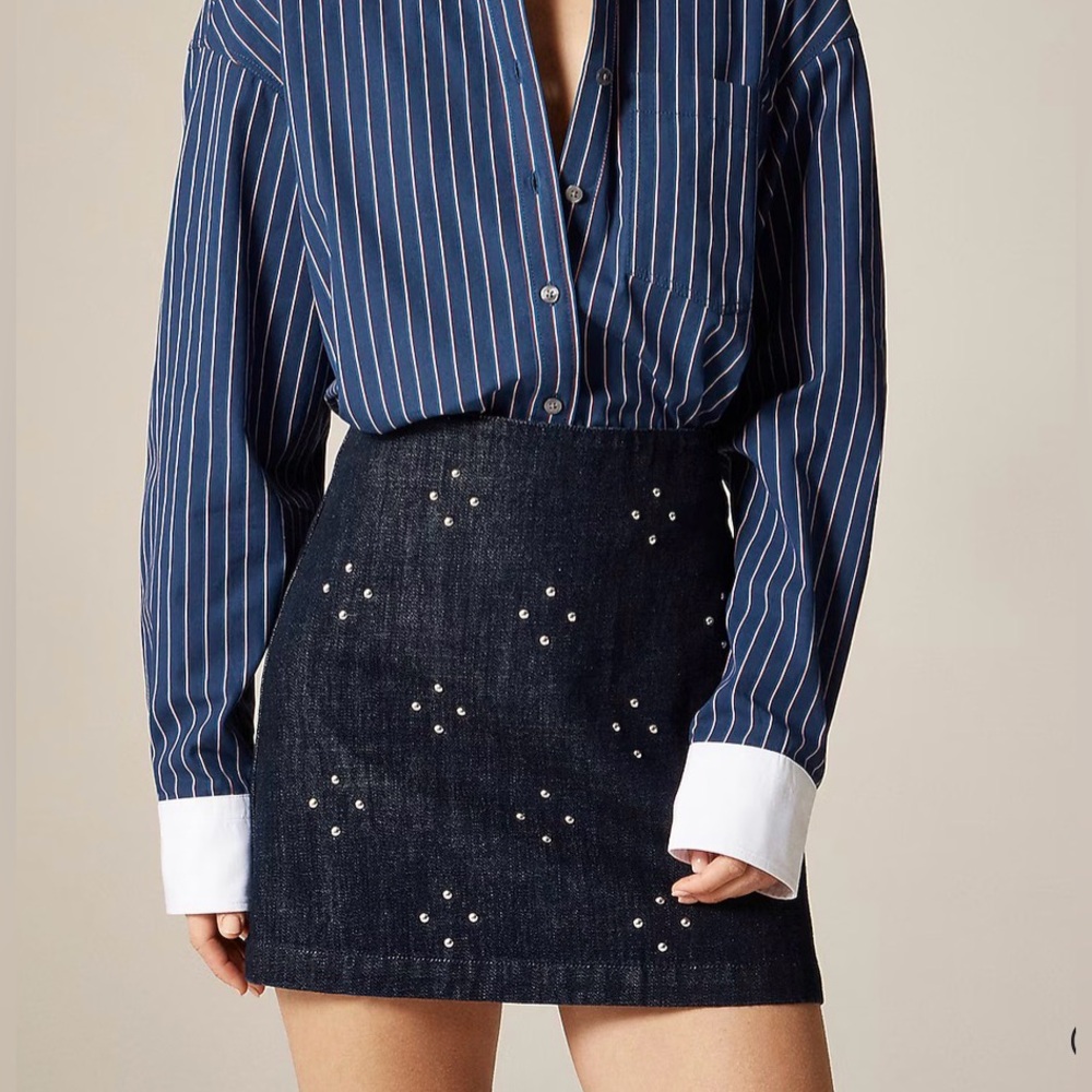 J. Crew Denim Skirt NWT Size 2